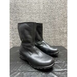 Toe Warmers Shield Leather Fur-Lined Waterproof Boots Black Womens Size 11M US